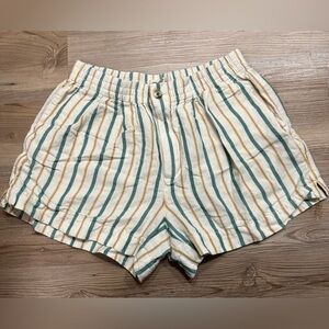 Madewell Linen-Blend Track Shorts